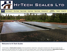 Tablet Screenshot of hitechscales.com